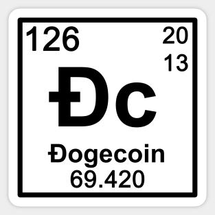 Dogecoin Element Sticker